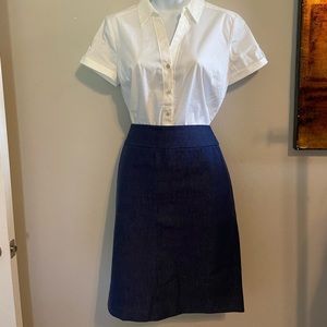 Banana Republic Denim Pencil Skirt